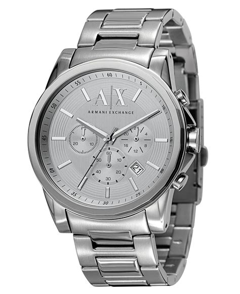 macy's armani exchange men's watches.